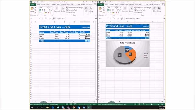 6. Opening multiple excel windows & copying data смотреть онлайн