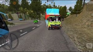 Muatan Berat Truk Hino gagal Nanjak | bus simulator indonesia