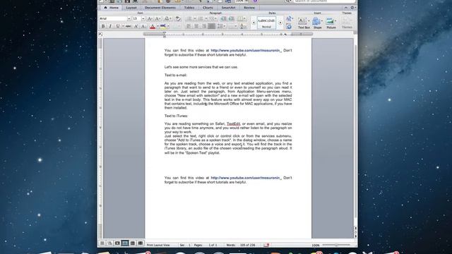 MAC OS X Services text to email and text to itunes смотреть онлайн