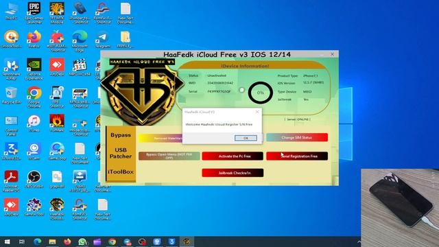تخطي iCloud لجهاز iPhone 6 Plus باستخدام أداة Haafedk смотреть онлайн