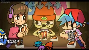 Friday Night Funkin' BPM - Turn bass (Scratchin' Melodii, PaRappa the Rapper, FNF) Español