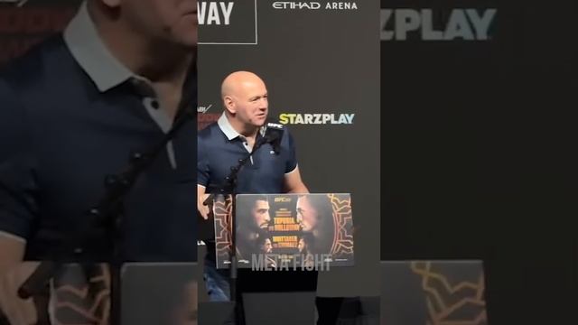 ТАДЖИК ВЫБИЛ контракт прямо во время пресс-конференции UFC 308