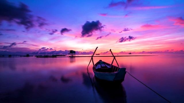 Расслабляющая музыка для сна. Лодка на рассвете || Relaxing music for sleep. Boat at dawn смотреть онлайн