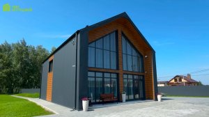 Обзор дома 173 м² в стиле Барн-хаус со вторым светом