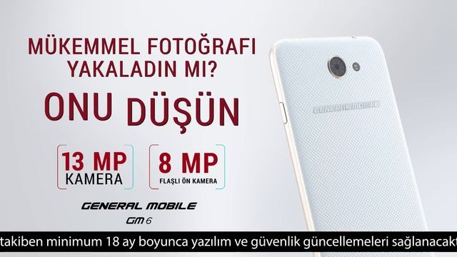 Yeni Android One General Mobile GM6 - Mükemmel fotoğrafı yakala. смотреть онлайн