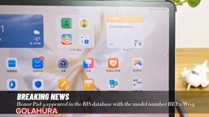 Honor Pad 9 appeared in the BIS database with the model number HEY2-W09.