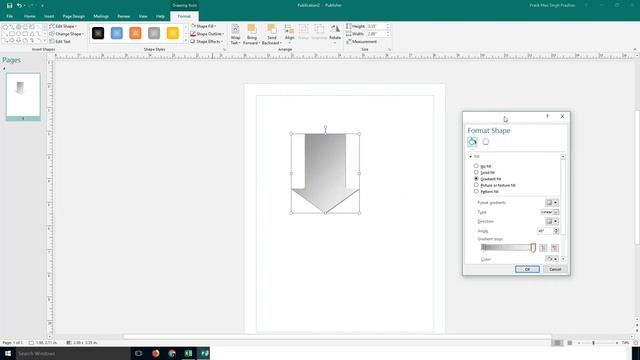 MS Publisher Tutorial - Lesson 22 - Colouring Shapes смотреть онлайн