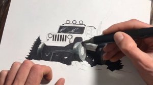 How To Draw A Jeep