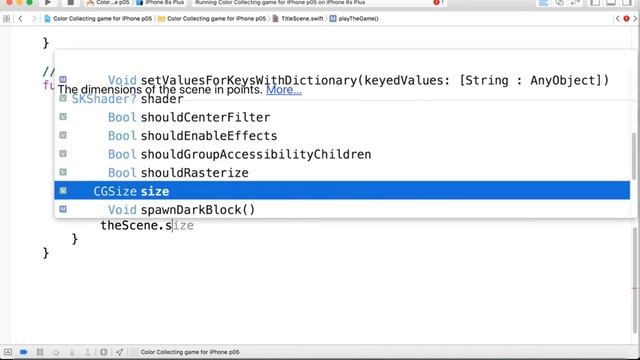 Construct 5 iPhone Diversions with Xcode 8 and Quick 3 13  Moving between scenes