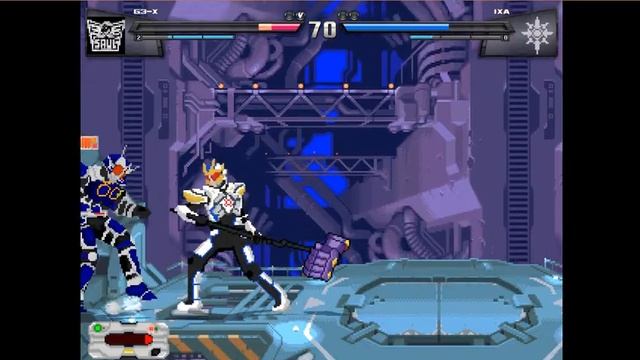 MUGEN - Kamen Rider IXA (AI) VS G3-X (player) смотреть онлайн