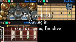 Muse - Hysteria Cover Android App (real guitar, real bass & real drum)
