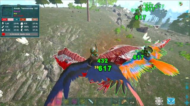 ARK Survival Evolved БЬЁМ АЛЬФА РЕКСА смотреть онлайн