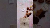 Печенье из фетра ручной работы. Большой набор #feltfood #shortvideo #shorts #pretendplaytoys