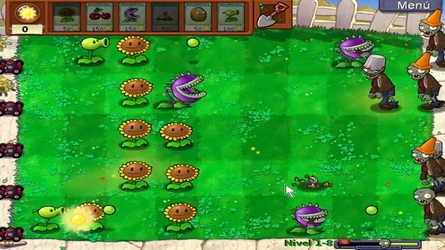 Plants Vs Zombies HARD Mode Levels 1-6 al 1-10 Sin morir смотреть онлайн
