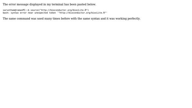Ubuntu: Bash Syntax error while using 'source' command in Ubuntu 14.04 смотреть онлайн