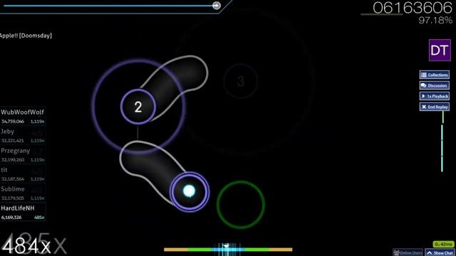 REDALiCE - Bad Apple!! [Doomsday] +DT | 97.09% FC 361pp смотреть онлайн