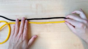 Шов "капля" - соединение двух веревок между собой