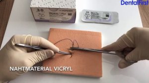 Рассасывающийся шовный материал для стоматологии Vicryl
