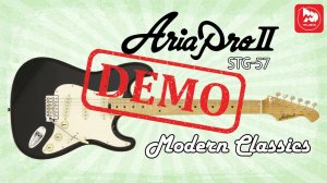 Электрогитара ARIA STG-57 - демонстрация звучания