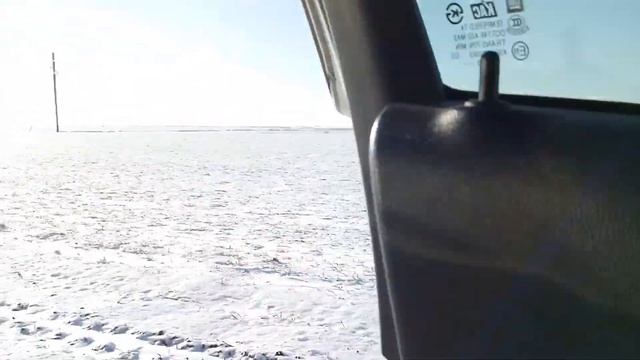 Крымское поле в январе