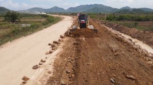 Строительство, обзорная по объектам, дороги, засыпки