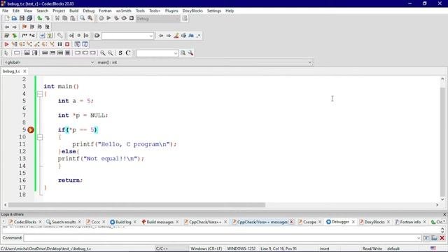 How To Use Debugging Features Of Codeblocks 20.03 C & C++ | Codeblocks 20.03 Tutorials