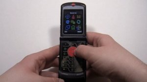Motorola RAZR V3i (custom firmware 2.0) incoming call