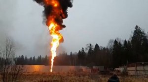 Тушение нефтяного фонтана 2019