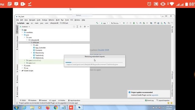 How to Create Android Mobile APP. Android studio source code. High Security