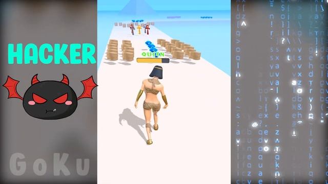NOOB vs PRO vs HACKER vs GOD in Cleopatra Run | GokuNoob