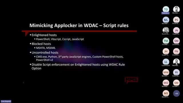 Windows Defender Application Control for Applocker Admins (Tom Degreef) смотреть онлайн