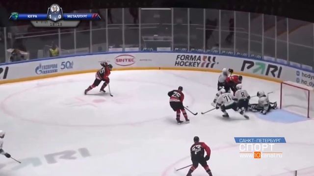 «Металлург» вырвал победу в овертайме смотреть онлайн
