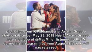 Ariana Grande Tweets Line From Mac Miller’s Song About Her Months After His Death