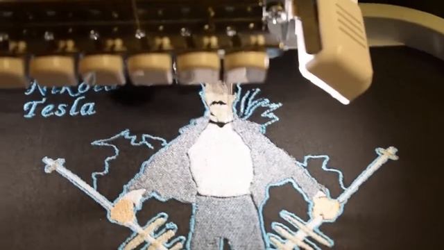 Satisfying Machine Embroidery - Nikola Tesla смотреть онлайн