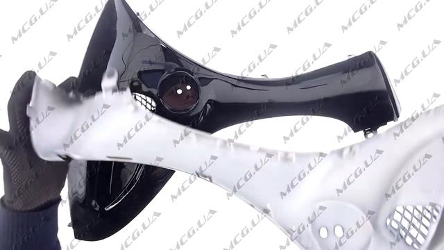 Пластик Zongshen GRAND PRIX передний (подклювник) (черный) KOMATCU [P-3265] смотреть онлайн