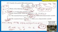DU M.Sc. Entrance (Maths) 2016 Paper solution||PDE Solution , Wave Equation & Canonical Form of PDE