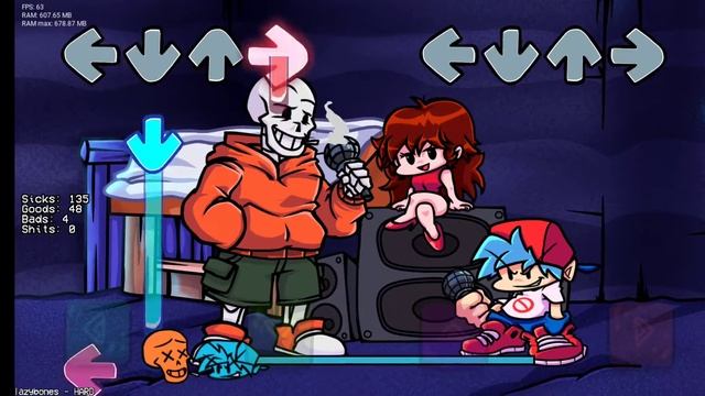 FNF Underswap Android Port смотреть онлайн