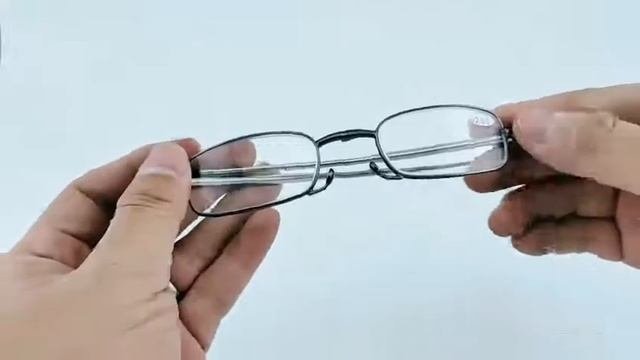 Складные мужские очки для чтения, магнитная коробка из нержавеющей стали дальнозоркости 1,00 1,50