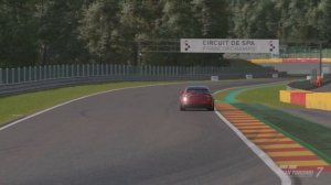 Alfa Romeo Giulia GTAm 2020 does a lap around SPA in GT7