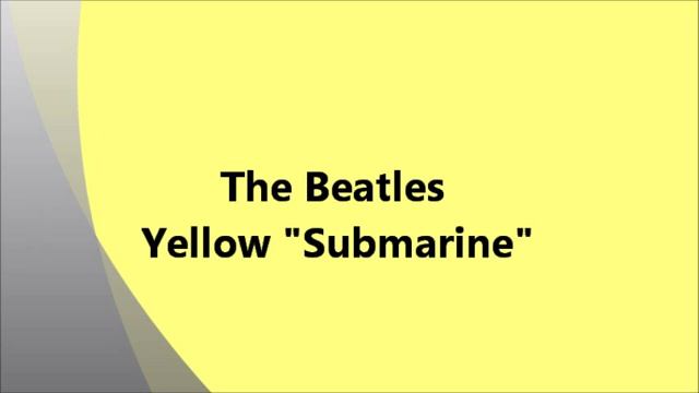 Beatles with " Yellow submarine " смотреть онлайн
