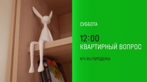 Анонс, Квартирный вопрос, Суббота в 12:00 на НТВ, 2024