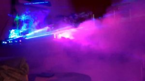 Дым машина 1500 вт. (RGB)