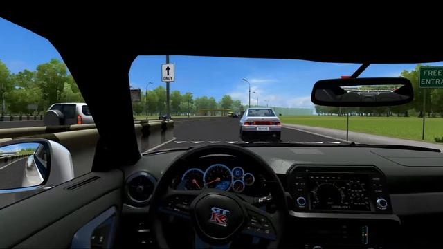 City Car Driving - 2017 Nissan GT-R смотреть онлайн