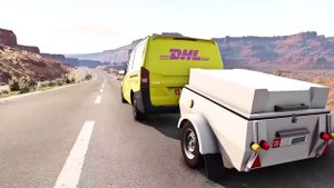 BeamNG Drive - Реалистичные автомобильные аварии и погони и ДТП. Бимка.