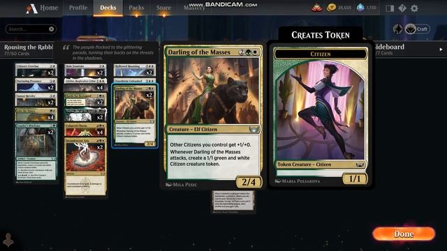 MTGA White, Green, and Red concept deck: Rousing the Rabble смотреть онлайн