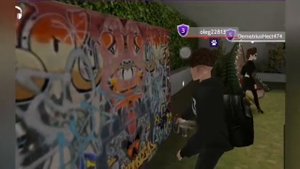 Видео клип малиновый закат стекает по стене, 😉