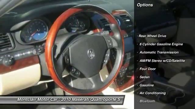 2010 Maserati Quattroporte S Montclair NJ 07042 смотреть онлайн