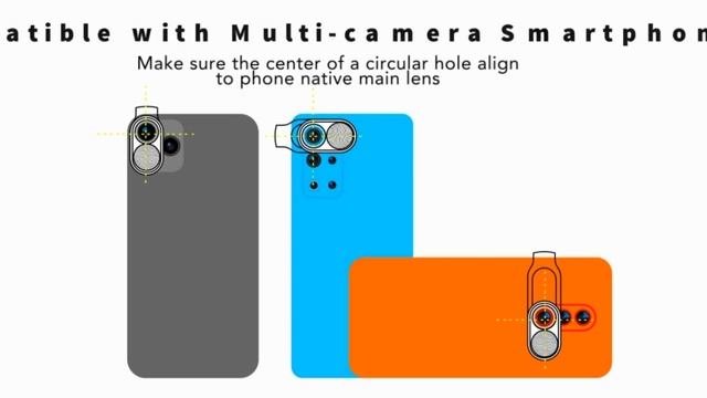 APEXEL100X Digital Microscope Lens Macro Mobile LED Fill Light Micro Pocket Lenses For IPhonex Xs