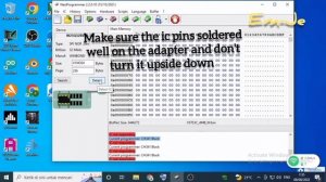 Programmer software ch341a ic not responding