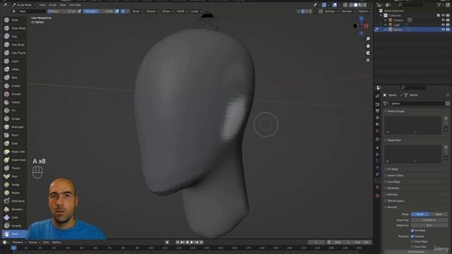 3. Sculpting In Blender Basics